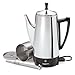 Presto 02811 Stainless Steel Electric Coffee Percolator - 12-Cups, Easy-Pour Spout, Stay-Cool Handle, Make 2-12 Cups
