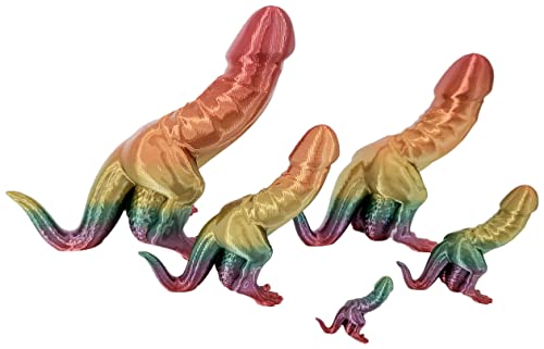 Bachelorette Party Gag Gift Funny Prank Dickasaurus Rex Dino-Dick (Set of 3: 2" Tall)
