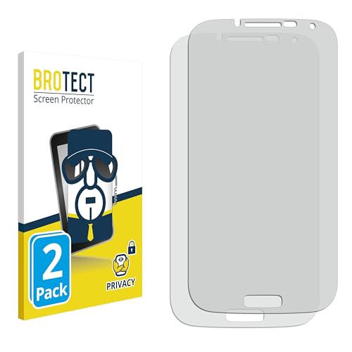 BROTECT 2 Unidades Protector Pantalla Privacidad para Samsung Galaxy S4 Advance I9506 GT I9506 [Anti Espía, Película Protección, Privacy]