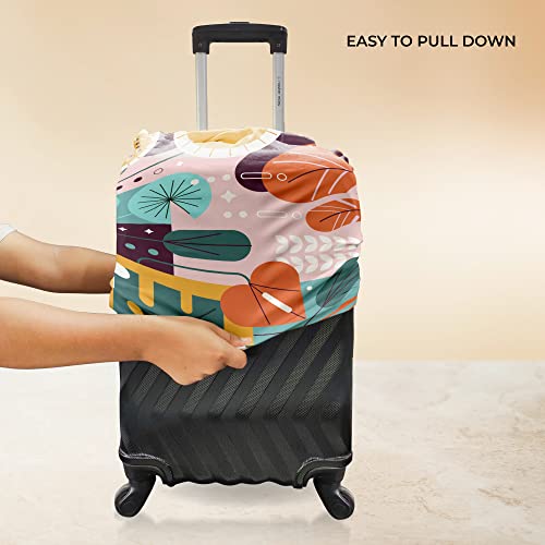 Image of Nasher Miles Polyester 65 (24 Inch) Medium Protective Luggage Cover - Summer Design