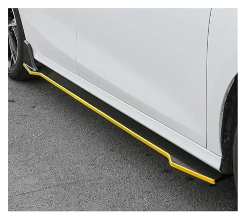 Difusor faldón lateral para MG5 GT deportivo amarillo, accesorio de coche modificado antiarañazos