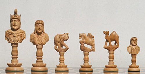 Alexander &Porus Half Figure 5" King Size Chess Set