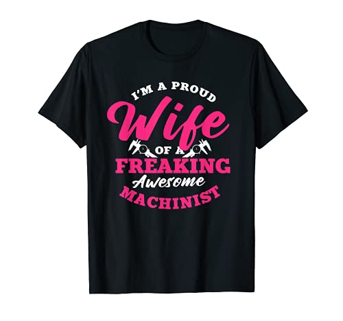 Machiniste Femme Outils Opérateur de machine CNC Usinage T-Shirt
