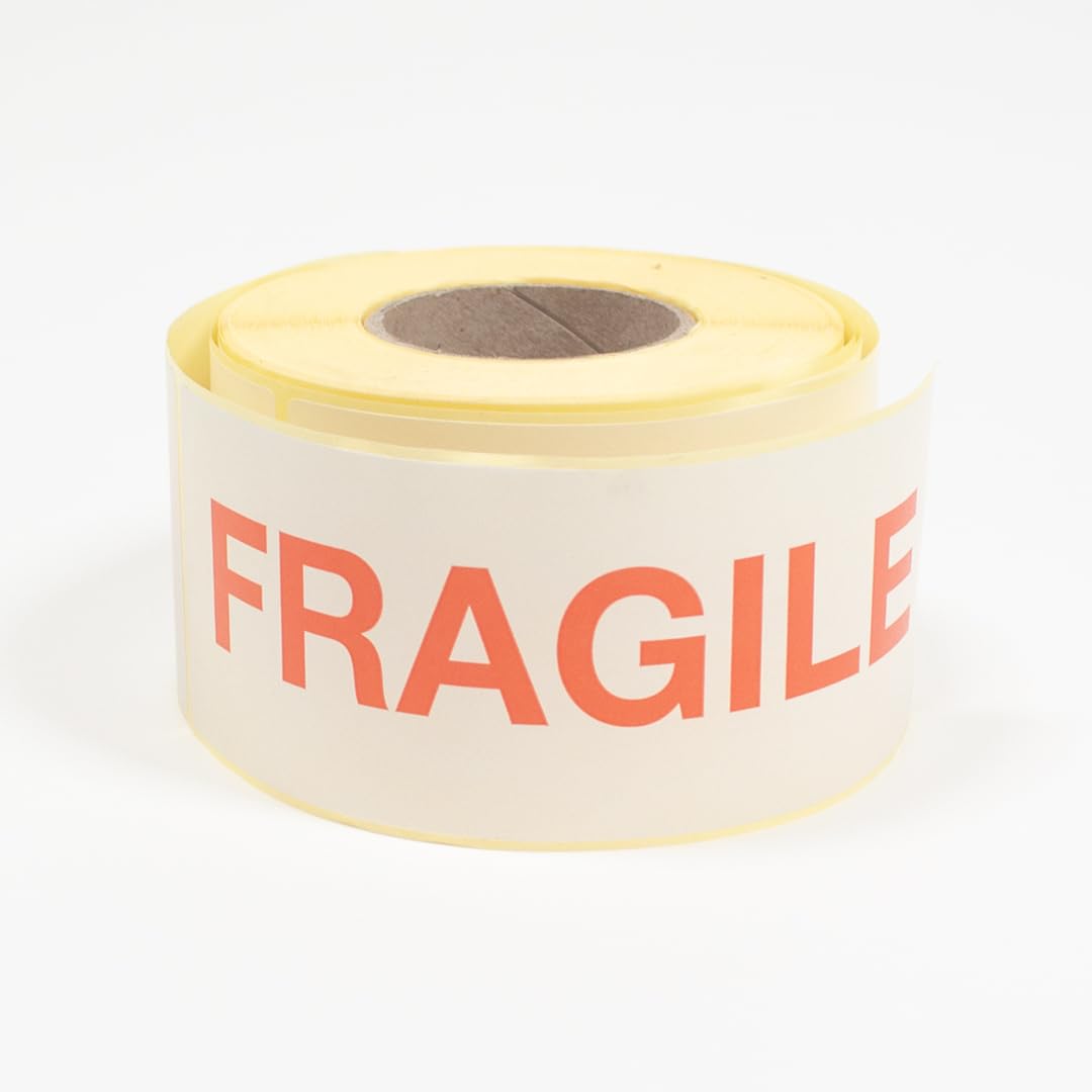 Fragile Sticker Label Roll - Pack of 25-6250 Labels