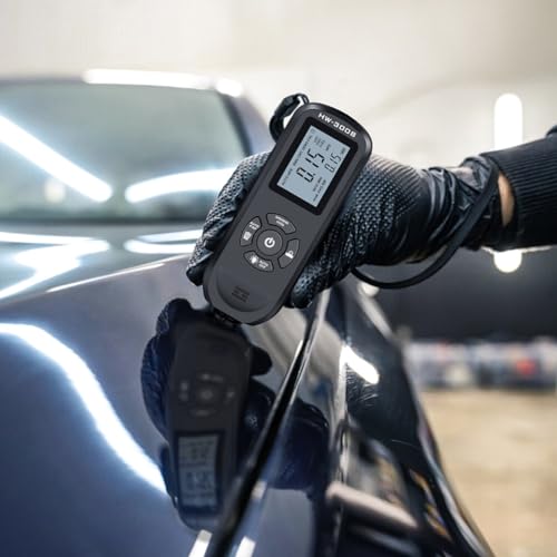 VICASKY Medidor de Espesor de Recubrimiento Portátil para Pintura Automotriz, Alta Precisión, Digital, para Coches, Construcción y Profesionales Automotrices, 3 Unidades miniatura 3