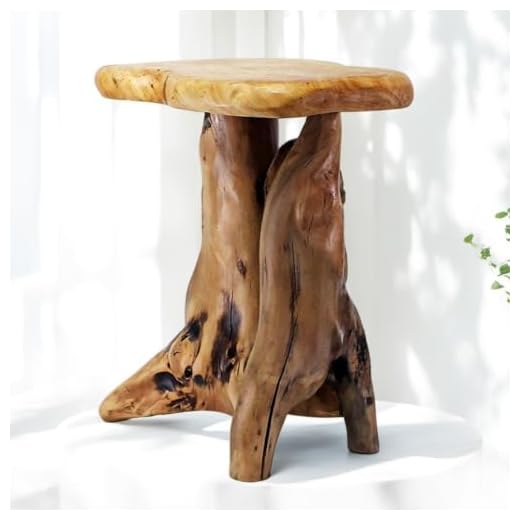 WELLAND Natural Cedar Stump Stool