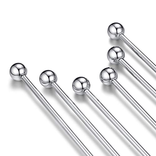 10 Stainless Steel Coffee Stirrers Swizzle Sticks For Sale