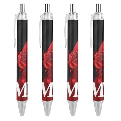 Stylos à bille rétractables Mr & Mrs pour éviter les taches sur vos fournitures de bureau