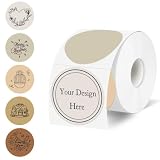 YEGAWEN 2 Inch Round Thermal Label Stickers, Circle Thermal Stickers Labels, Waterproof Direct...