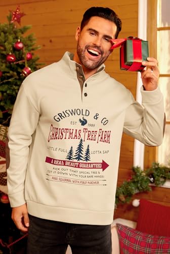 Vogstart Men'S Christmas Retro Graphic Corduroy Winter Sweatshirt (S-3Xl) 3 Vogstart Men'S Christmas Retro Graphic Corduroy Winter Sweatshirt (S-3Xl) - Image 4
