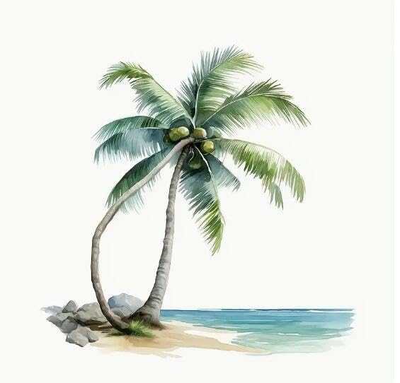 Christmas Tropical Beach Palm Tree Toilet Cover Sticker Decals Waterproof Toilet Lid Tank Seat Decals Cistern Self-Adhesive Bathroom Wall Sticker