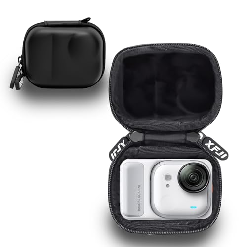 For Insta360 GO Ultra ケース パノラマカメラ専用 単体収納 カバー 防水防塵 軽量 着装まま充電可能充電器を入れる 付属品収納可能 大容量 耐衝撃 傷つけ防止 無臭で ソフ Insta360 GO Ultra 用 専用保護 ケース カ