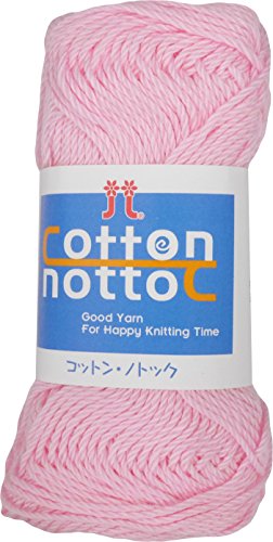 ハマナカ コットンノトック 毛糸 合太 col.2 ピンク 系 25g 約90m 5玉セット 0011
