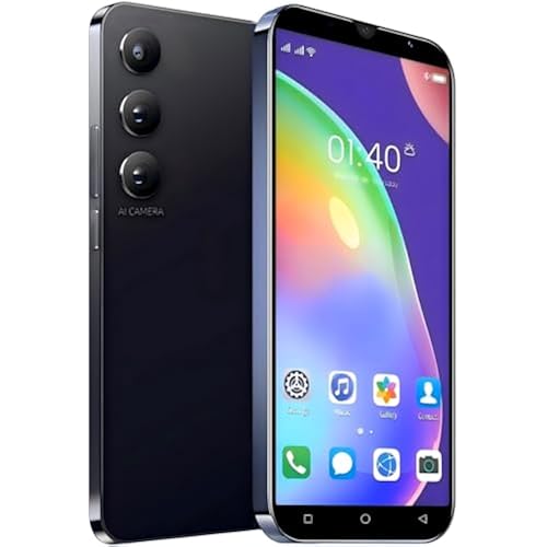Unlocked Cell Phone, Android 14 Smart Phones 2+8G, 5.8 Inch HD Smartphone, 2850mAh Long Battery Cellphone, Dual Sim Mobile Phones (Black-1)