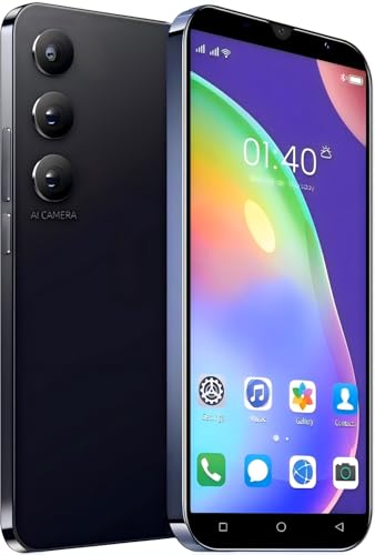 Unlocked Cell Phones Android, Android 13 2+16GB Smartphone 5.58 Inch Cellphones Dual Sim, 3500mAh Mini Phone Smart Phone Unlocked Android Smartphones Cellphone (Black)