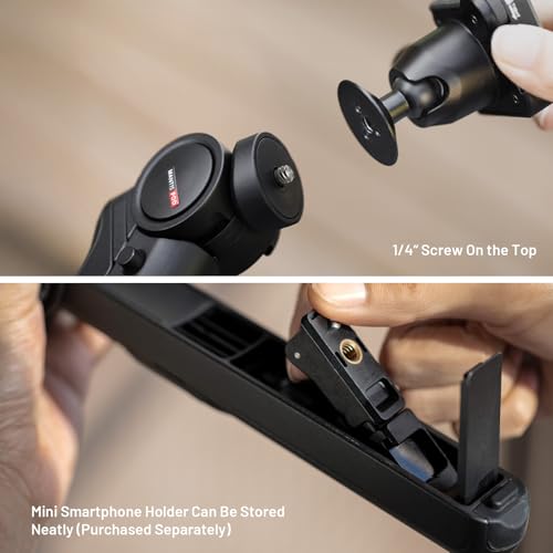Trépied flexible PGYTECH MANTISPOD 2.0, mini caméra vlog noire - 5