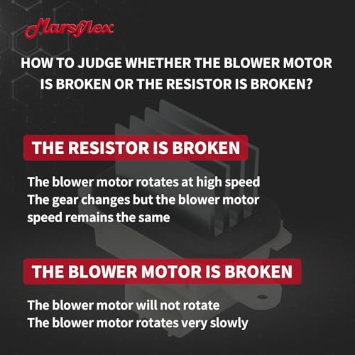 Image of Marsflex Blower Motor Resistor Fit for 2009-2017 Ford F150 Expedition | with Harness, Fit Auto AC System, Fit for Lincoln Navigator, Blower Resistor BL3Z19E624A 2010 2011 2012 2013 2014 2015 2016