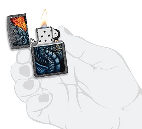 Zippo Encendedor de Bolsillo Iron Stone Dragón miniatura 5