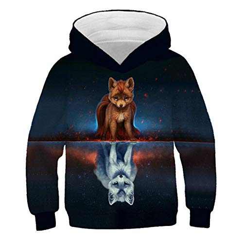 Pull à capuche unisexe 3d pour enfant idéal pour le sport et les loisirs