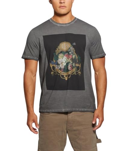 T-shirt à manches courtes avec motif floral homme GUESS Still Life original