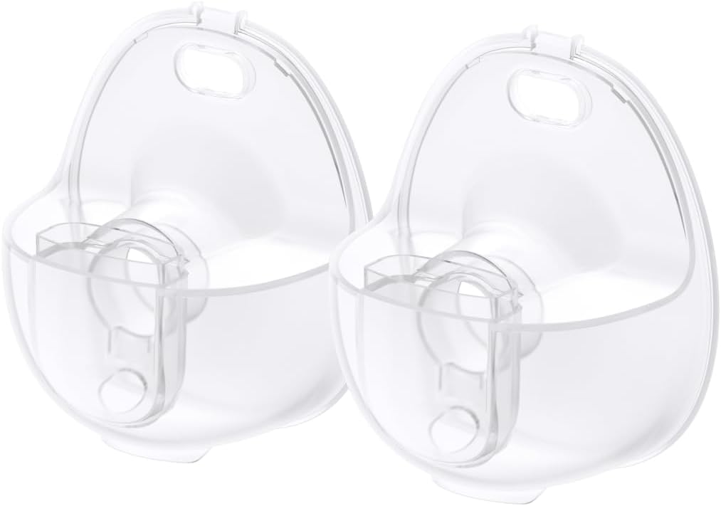 eufy Original Milk Container (2-Pack) for Wearable Breast Pump S1/S1 Pro, BPA-Free Reusable Breast Pump Container Collects Up to 5 oz (150 ml) Each