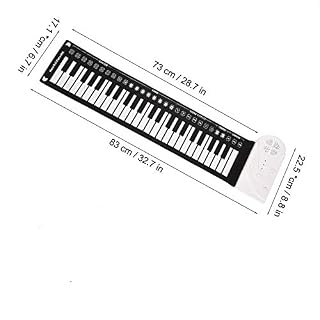 TIREOW Piano à Enroulement Flexible Portatif à 49 Touches, Clavier électronique Caoutchouc De Silicone Piano Souple… - Les Beatles, Paul McCartney, John Lennon, RIngo Starr, George Harrison TIREOW Piano à Enroulement Flexible Portatif à 49 Touches, Clavier électronique Caoutchouc De Silicone Piano Souple… – Image 6
