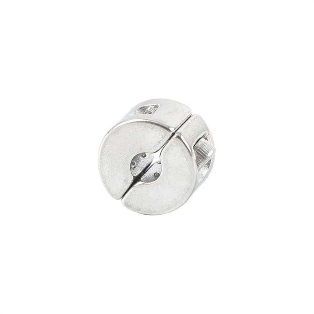 Morsetti Per Filo Stendibiancheria 5/10 PCS Filo di Acciaio Inossidabile 316 Grip Arresto Singolo Perno Cavo di Sospensione Morsetto Rotondo Clip di Cavo Esagonale Grub Screw Bulloni Morsetti Stendibi