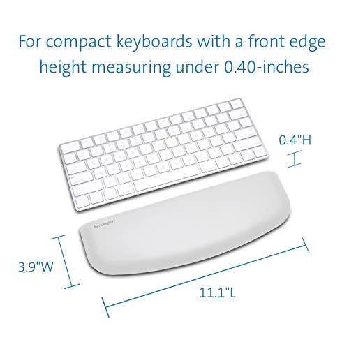 Kensington Ergosoft Wrist Rest For Slim, Compact Keyboard-Gray #TOP2