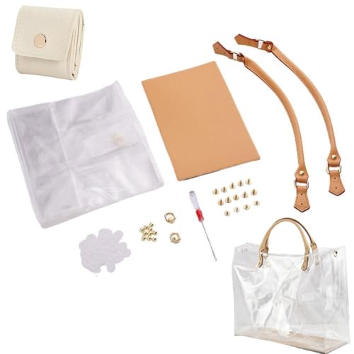 JSYZXBL Clear Purse DIY Kit, 2025 New Handmade Tote Bag