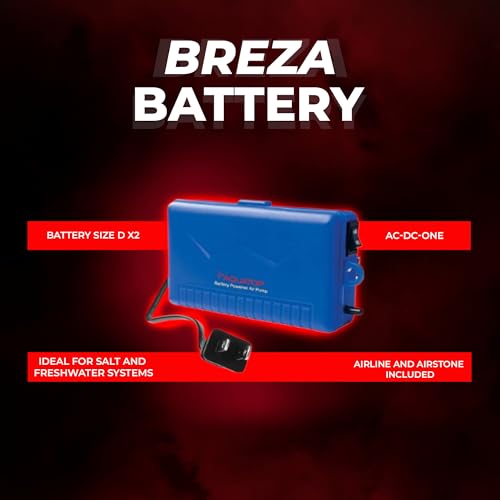 Aquatop BREZA Battery Powered Air Pump with AC Power Failure Sensor – Automatic Backup Power System, Aquarium Air Pump, Versatile & Portable For Aquatic Transport, AC-DC-One - Thumbnail 5