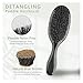 ARLANY Boar Bristle Hair Extension Brush Nylon Teeth Massage Comb Hairbrush for Women Grils Styling Beauty Salon(White OPP Bag)