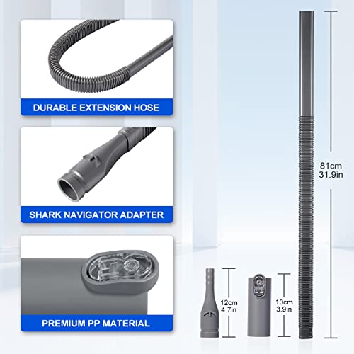 Lanmu Dryer Vent Cleaner Kit Compatible With Shark Model Nv350, Nv351, Nv352, Nv356, Nv356E, Nv357 Vacuum Cleaner, Flexible Vacuum Attachment Lint Brush Extension Hose Adapter Duct Cleaning Tool #TOP2