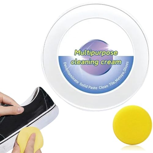 Crema para eliminar manchas | Limpiador multifuncional para eliminar manchas e iluminador para zapatos, crema multifuncional para eliminar manchas para cuero, tela, tapicería y más, A, Refer to - imagen 6