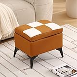 Photo Gallery yckegew pouf contenitore small cube, sgabello poggiapiedi per soggiorno, panca per divano 40x30x34 cm sgabelli per cambiare le scarpe nell ingresso, seduta imbottita(orange-white) Photo Gallery yckegew pouf contenitore small cube, sgabello poggiapiedi per soggiorno, panca per divano 40x30x34 cm sgabelli per cambiare le scarpe nell ingresso, seduta imbottita(orange-white)