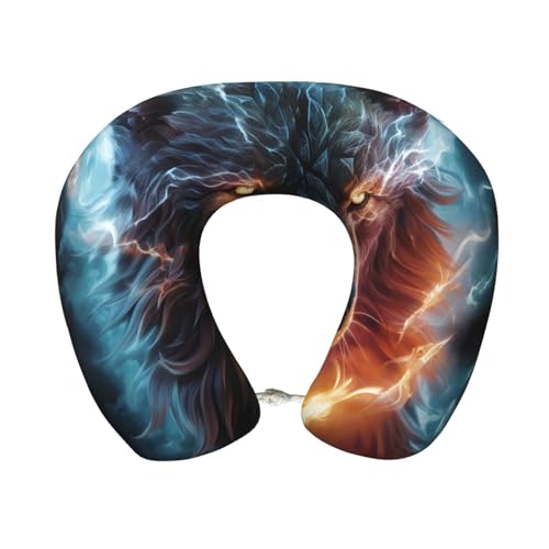 Almohada de espuma viscoelástica para viaje tamaño único miniatura 1