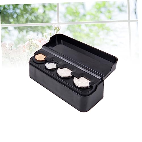 Caja porta monedas Angoily para coche color negro miniatura 6