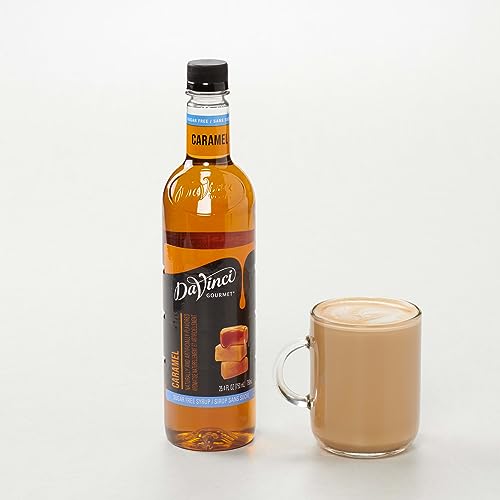Image of DaVinci Gourmet Sugar-Free Caramel Syrup, 25.4 Fluid Ounces (Pack of 1)