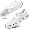 yageyan Men’s Low Top Canvas Walking Shoes Lace-up Fashion Sneakers Casual