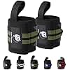 Slim Panda 18 Inch Wrist Wraps for Powerlifting - Adjustable Gym Wrist Support with Thumb Loops | Weight Lifting Wrist Straps for Men Women, 1 Pair