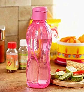 Buycrafty Tupperware Eco Sports Aquasafe Flip Top - Borraccia 500 ml, 4 pezzi