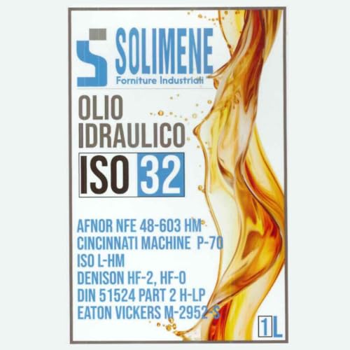 Hydrauliköl ISO VG 32 HLP 1L - Schmiermittel für Gabelstapler, Holzspalter, Hydraulikpumpen, Hubwagen und Kolben - hoher Rostschutz - Antioxidation - Anti-Schaum
