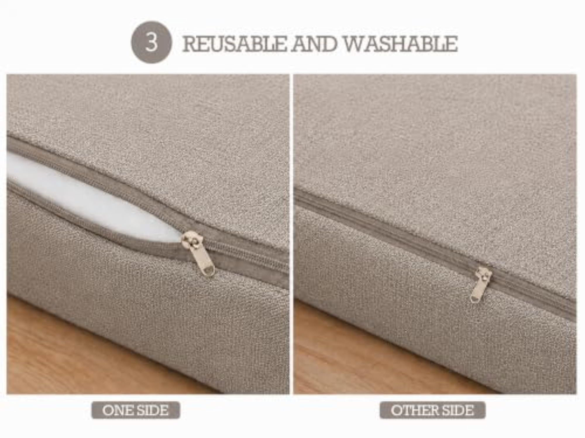 High Density Sponge Chair Pad, Comfortable & Washable