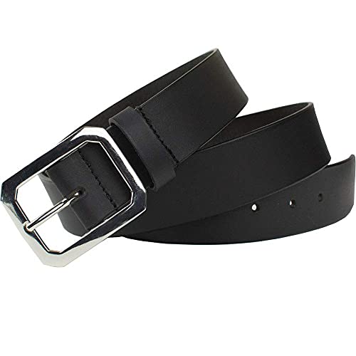 Peacekeeper Black Belt - Genuine Black Full Grain Leather with Nickel Free Buckle4