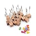 RETON 20 Piezas de Soporte de Madera para Clips de Notas con...