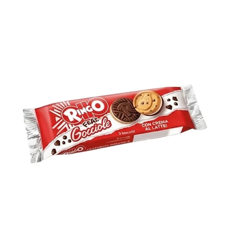 Ringo Gocciole Biscotti Ripieni Espositore 42 Monoporzioni da gr.27,5