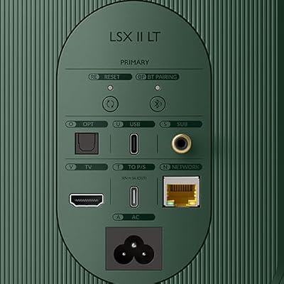 مكبرات الصوت اللاسلكية KEF LSX II LT (Sage Green ، Pair)