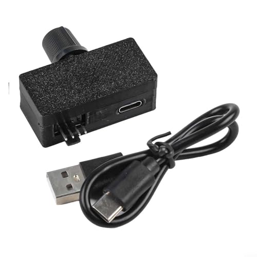 Solaughguy Controlador de velocidad del ventilador de 4 pines para regulador de ventilador con entrada USB-C, salida de 12 V, control de velocidad ajustable del 0 al 100 % para refrigeración por agua