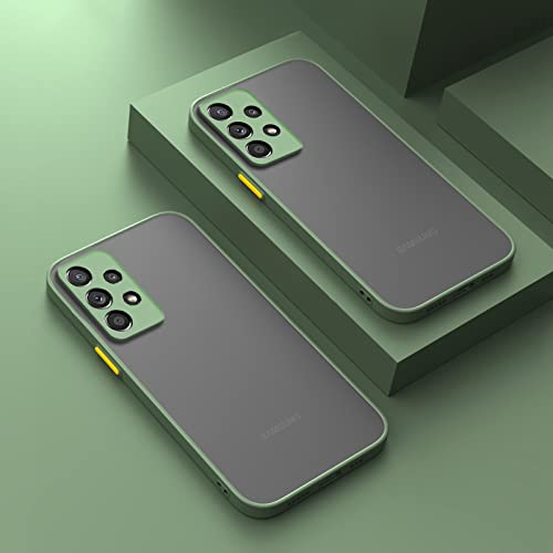 Coque Samsung S21 transparente mate anti-empreintes et antichoc verte