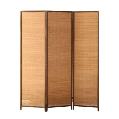 Cloison de séparation pliable en bois de 170 cm avec base pour bureau et salon