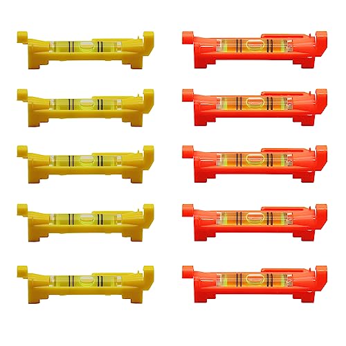 KAIYAYA 11-tlg. Schnurwasserwaage Set - Präzise Mini Libellen Für Bauarbeiten